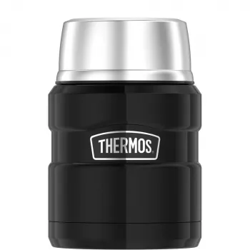 THERMOS SK Food Jar Θερμοδοχείο τροφίμων Μαύρο/Ασημί 470 ml 4001233047