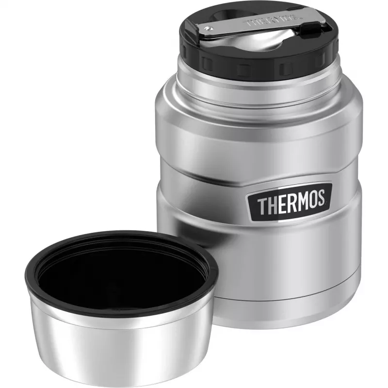 THERMOS SK Food Jar Θερμοδοχείο τροφίμων Μαύρο/Ασημί 470 ml 4001233047