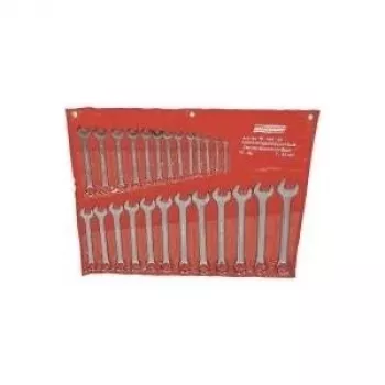 BRÜDER MANNESMANN M130-25 Σετ καρυδάκια με καστάνια 25 τεμ., μετρικό 6-32 mm, χάλυβας χρωμίου-βαναδίου, DIN 3113, σε υφασμάτινη θήκη ρολού