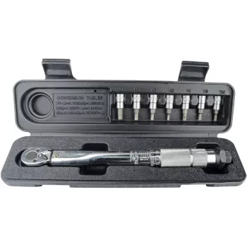 Brüder Mannesmann M18314 Σετ κλειδιών ροπής 5-25 Nm, 1/4 ίντσες υποδοχή, 19 τεμ.