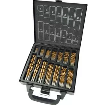 Brüder Mannesmann M54399 Σετ ελικοειδών τρυπανιών HSS 99 τεμ. με επίστρωση TiN κυλινδρικού στελέχους