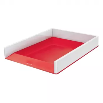 Leitz WOW Duo Colour Θήκη εγγράφων Λευκό/Κόκκινο