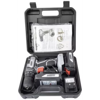 BRÜDER MANNESMANN M17690 Παλμικό κατσαβίδι μπαταρίας 20V με 2x 1,5Ah μπαταρίες Li-Ion, 35 Nm, 0-1500 rpm, τσοκ ταχείας σύσφιξης, φως LED, Softgrip, βαλίτσα