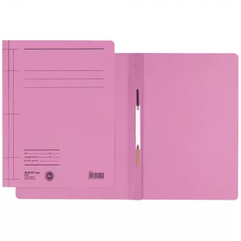LEITZ Rapid Φάκελος με συνδετήρα, DIN A4, χαρτόνι Manila, ροζ, 250 g/m², χωρητικότητα 250 φύλλων, συσκευασία 25 τεμ. (3000-00-22)