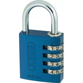 ABUS 488078 Συμπαγές ορειχάλκινο λουκέτο με σκληρυμένο χαλύβδινο βραχίονα, σώμα 45 mm, διαφορετικό κλείδωμα, 2 κλειδιά ABVS48807