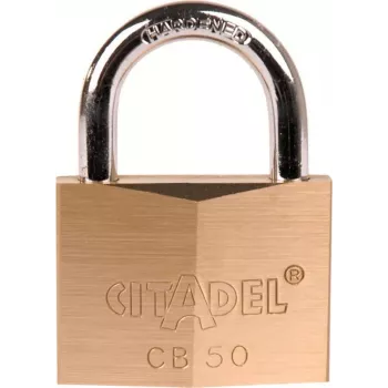 ABUS Λουκέτο 60mm από συμπαγή ορείχαλκο με σκληρυμένο χαλύβδινο τόξο, 2 κλειδιά (238420)