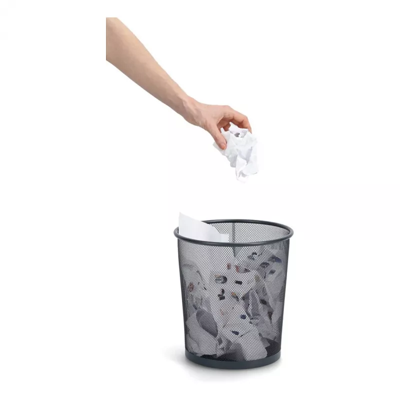 ZELLER MESHLINE Καλάθι αχρήστων 12L ανθρακί 17740