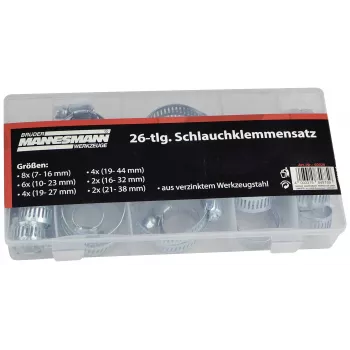 Brüder Mannesmann M60026 Σετ σφιγκτήρων σωλήνα, 7-44 mm