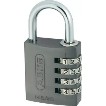 ABUS 48806 Συμπαγές ορειχάλκινο λουκέτο με σκληρυμένο χαλύβδινο τόξο, με κλειδί, 30 mm ABVS48806