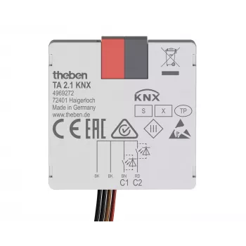 Theben KNX διασύνδεση διακόπτη δυαδική είσοδος 2 καναλιών TA 2.1 KNX (4969272)