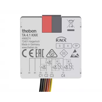 Theben KNX διασύνδεση διακόπτη δυαδική είσοδος 4 καναλιών TA 4.1 KNX (4969274)