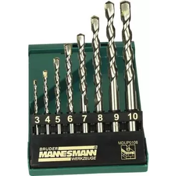 Brüder Mannesmann M54309 σετ τρυπανιών μπετόν, 5 τεμ., 4-10 mm, με καρβίδιο, DIN 8039