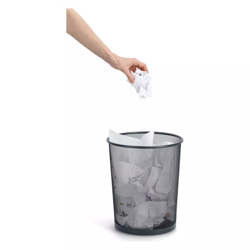 Zeller Meshline Κάδος απορριμμάτων 17,5 l Ανθρακί (17741)