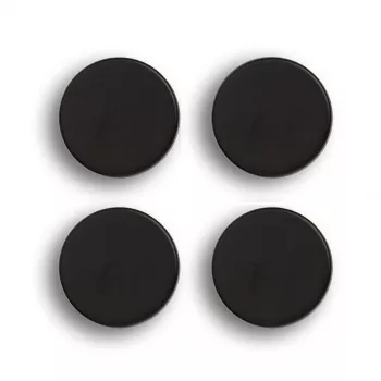 Zeller 4 Στρογγυλοί μαύροι μαγνήτες Ø 23 mm x 9 mm (11236)