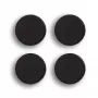 Zeller 4 Στρογγυλοί μαύροι μαγνήτες Ø 23 mm x 9 mm (11236)