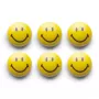 Zeller Smiley σετ μαγνητών 6 τεμ. 3 cm κίτρινο 11204