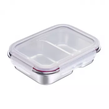 Westmark ανοξείδωτο ταπεράκι φαγητού 450+280 ml, ασημί 23722270