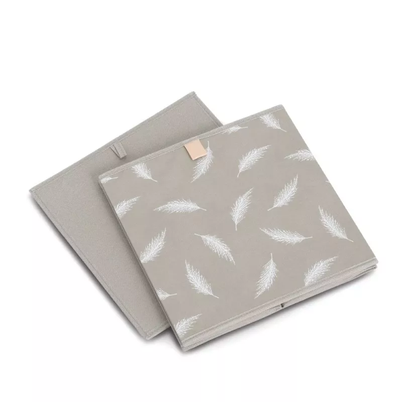 Zeller Feather κουτί αποθήκευσης ταούπε 32 x 32 x 32 cm 14537