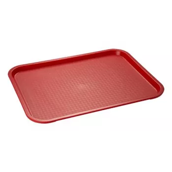 APS Δίσκος fast-food 450 x 355 mm Κόκκινο πολυπροπυλένιο