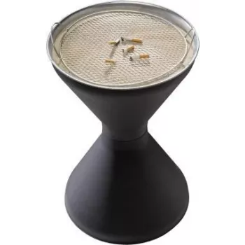 APS DIABOLO 574 Σταχτοδοχείο από γαλβανισμένο χάλυβα, ύψος 60 cm, διάμετρος 40 cm, με 1,5 kg άμμο
