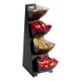 APS MULTI RACK Διανομέας μερίδων 4 επιπέδων, ανοξείδωτο χάλυβα μαύρο, 4 δοχεία 11414