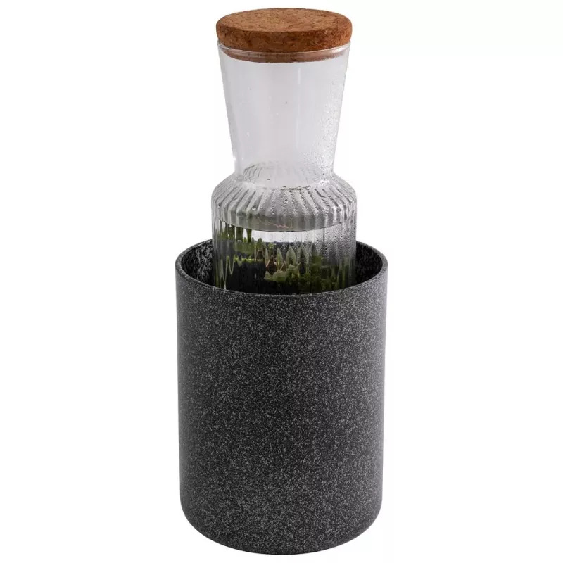 APS Καράφα dressing / ψυγείο μπουκαλιών FROSTFIRE, 1,5 L, ασημί-μαύρο 36140