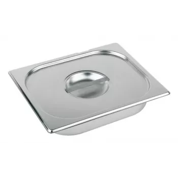 APS Καπάκι GN 1/1 530 x 325 x 30 mm ανοξείδωτο χάλυβα, χωρίς άνοιγμα για κουτάλι, κατάλληλο για πλυντήριο πιάτων 81195