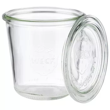 APS Βάζο Weck με καπάκι, κωνικό σχήμα, 290 ml, σετ 6 τεμ., διάμετρος 90 mm, ύψος 90 mm (82352)