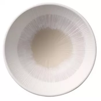 APS BLUSH Στρογγυλό πιάτο σερβιρίσματος 160 mm μπεζ μελαμίνη στοιβαζόμενο πλυντήριο πιάτων 85508
