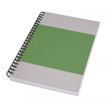SIGEL Quicknote Impulse Green Σημειωματάριο A5 Κενό, Πράσινο/Γκρι Softcover, 160 σελίδες SN800