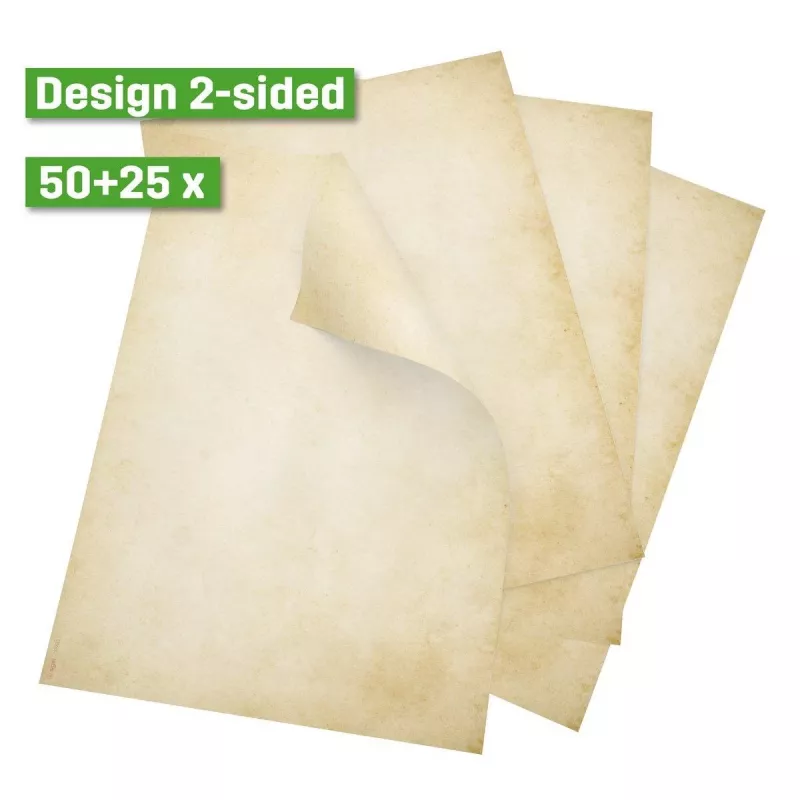 SIGEL DP983 σετ χαρτιού vintage design DIN A4 90 g/m² μπεζ 75 φύλλα