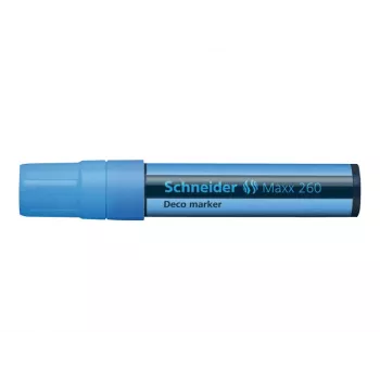 Schneider Maxx 260 μπλε μαρκαδόρος υγρής κιμωλίας - Συσκευασία 5 τεμ. 126010