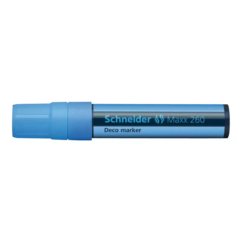 Schneider Maxx 260 μπλε μαρκαδόρος υγρής κιμωλίας - Συσκευασία 5 τεμ. 126010