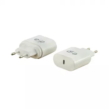 E+P AC211 φορτιστής τοίχου USB-C 1 θύρας 25W USB PD 3.0 PPS λευκό