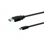 E+P CC323/05 Καλώδιο USB 2.0 Type-A σε Type-C 0,5m Μαύρο