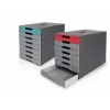 DURABLE IDEALBOX PLUS μονάδα συρταριών DIN A4 με 7 συρτάρια, γκρι/κόκκινο 776303