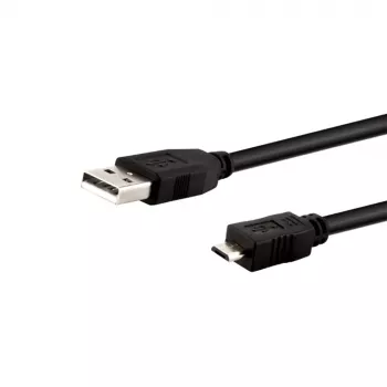 E+P καλώδιο Micro-USB 2.0 B 1m CC549 - μαύρο, μετάδοση δεδομένων 480 Mbps, φόρτιση 2A 933290