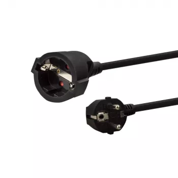 E+P καλώδιο επέκτασης Schuko SV 12 10m μαύρο - 1 πρίζα