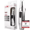 Clatronic NE 3595 τριμερ για τρίχες μύτης και αυτιών με φως ακριβείας, αφαιρούμενη κεφαλή κοπής ανοξείδωτου χάλυβα (263687)