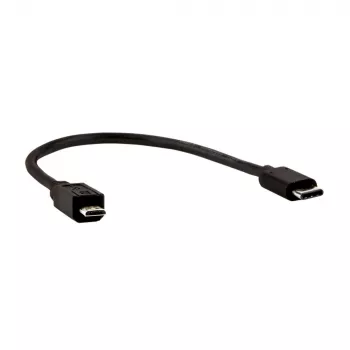 E+P CC 324/02 Καλώδιο USB 3.1, 0,2 m, USB-C σε Micro-B, μαύρο 0000853270