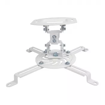 E+P DH 15 Βάση οροφής προβολέα 150 mm, κλίση/περιστροφή/στροφή, έως 13,5 kg, ασημί 1258015