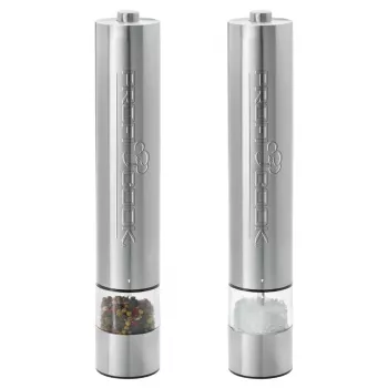 ProfiCook PC-PSM 1031 Ηλεκτρικό σετ μύλου πιπεριού και αλατιού, Ανοξείδωτο ατσάλι/Μαύρο