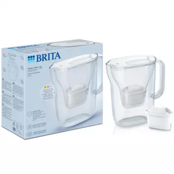 Brita Style Κανάτα φίλτρου νερού, 2,4L, Λευκό, περιλαμβάνεται φίλτρο MAXTRA+
