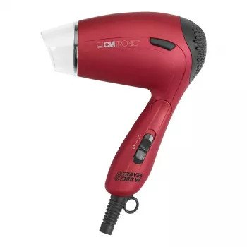 CLATRONIC Ταξιδιωτικό πιστολάκι μαλλιών HTD 3429 κόκκινο 1200 W Dual Voltage 264558