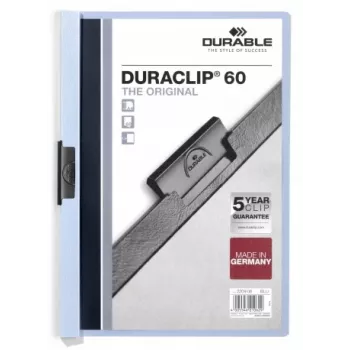 DURABLE Duraclip 6 mm Κόφτης χαρτιού A4 μπλε (συσκευασία 25 τεμ.)