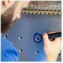 Schneider Maxx 280 Μόνιμος μαρκαδόρος, μύτη σμίλης 4-12 mm, μπλε 128003
