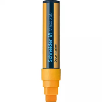 Schneider Maxx 260 Deco Μαρκαδόρος κιμωλίας, 5-15 mm, πορτοκαλί 126006