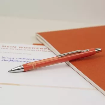 Schneider Epsilon στυλό διαρκείας πορτοκαλί με μπλε μελάνι 138606