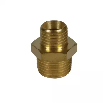 Einhell εξάρτημα μείωσης R3/8 εξωτερικό σπείρωμα σε R1/4 εξωτερικό σπείρωμα σύνδεση συμπιεστή (4139630)