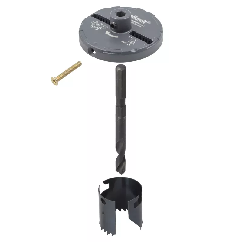 wolfcraft πολυτρύπανο Ø 25-65 mm, 6 λεπίδες, βάθος κοπής 23 mm (2165000)